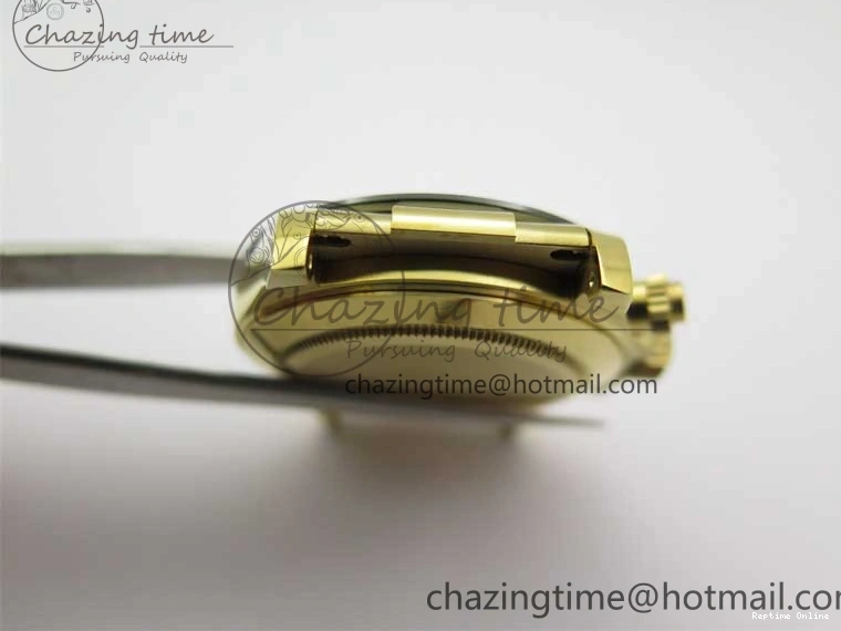 0501 Sporty Daytona 116518 KKF 1:1 Best Edition 904L Steel YG Black Dial on Rubber Strap A 2455